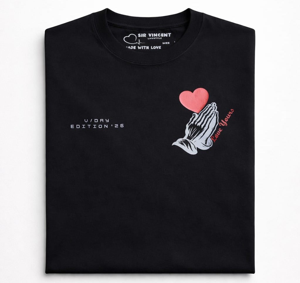 SV HEART CAPSULE 3.0 (Boxy T) (Black)