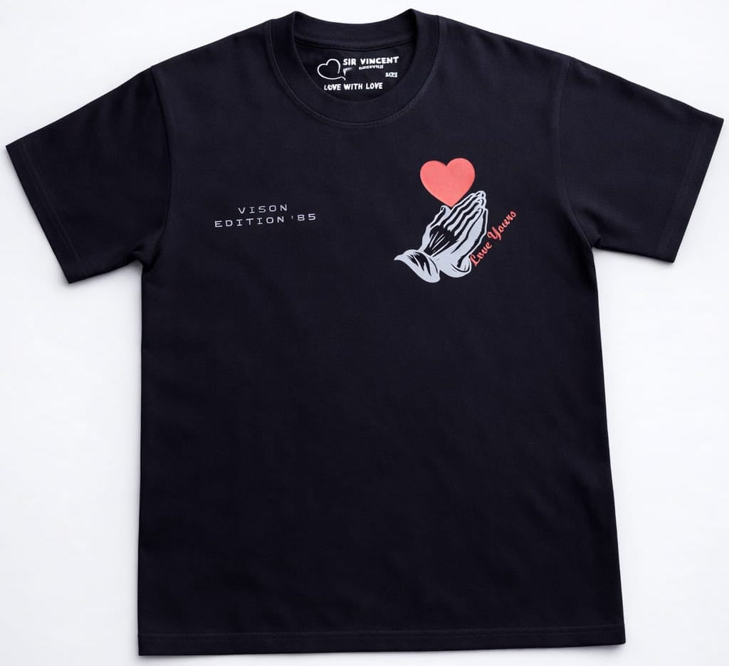 SV HEART CAPSULE 3.0 (Boxy T) (Black)