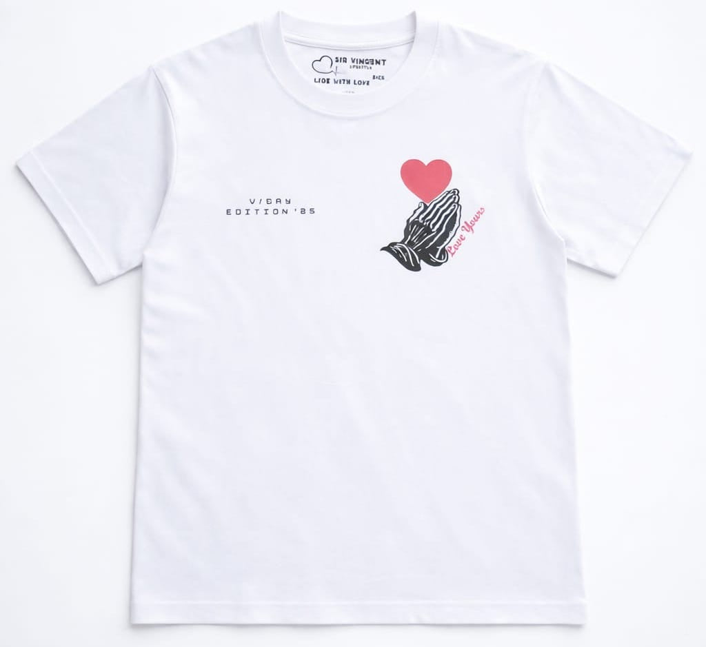 SV HEART CAPSULE 3.0 (Boxy T) (White)