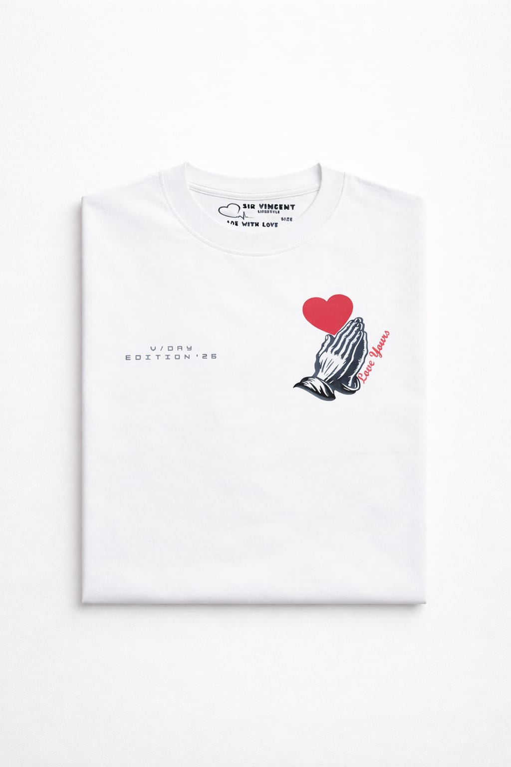 SV HEART CAPSULE 3.0 (Boxy T) (White)