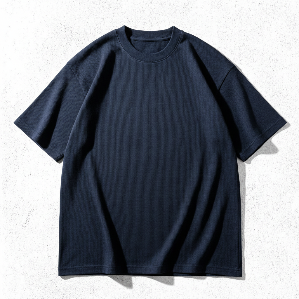 Boxie Tee Navy Blue