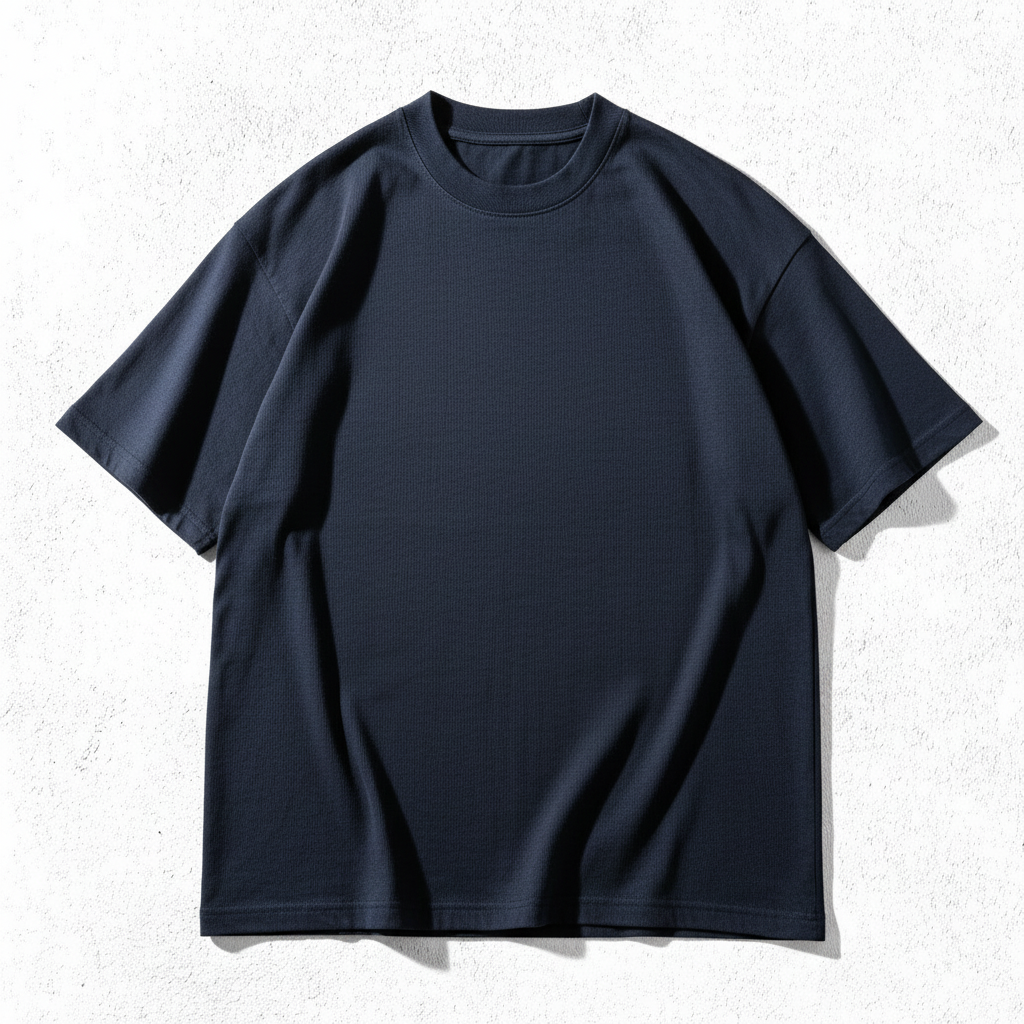 Boxie Tee Navy Blue